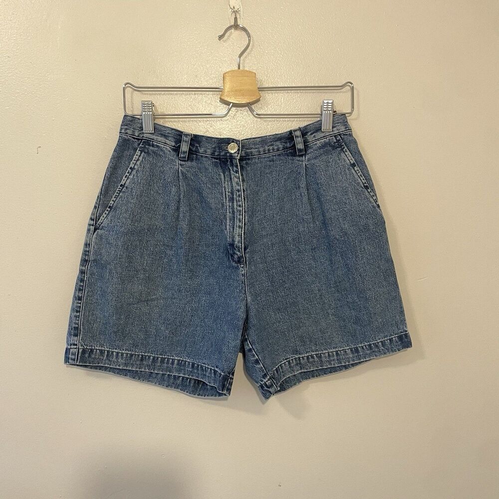 Vintage Y2K Lauren Jeans Co. Ralph Lauren 100% Cotton High Rise Denim Mom Shorts